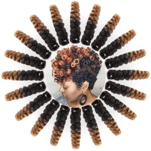 BECUS 3 paquetes de cabello corto Saniya rizado de ganchillo de 10 pulgadas para mujeres negras, trenzas de ganchillo con volumen, extensiones de BECUS 3 paquetes de cabello corto Saniya rizado de ganchillo de 10 pulgadas para mujeres negras, trenzas de ganchillo con volumen, extensiones de