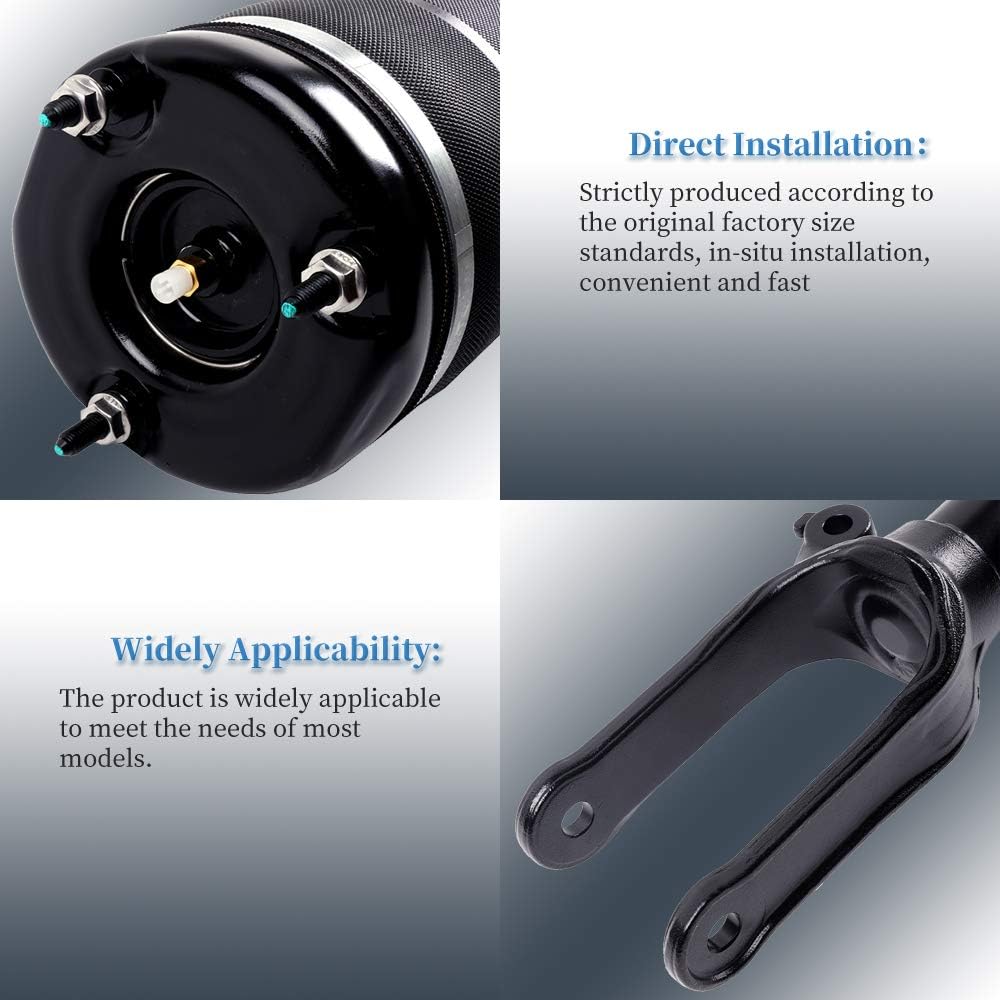 ECCPP Amortiguador de choque de aire con resorte de suspensión neumática, 1 unidad, ajuste frontal para 2007-2009 para Mercedes-Benz GL3202010-2012