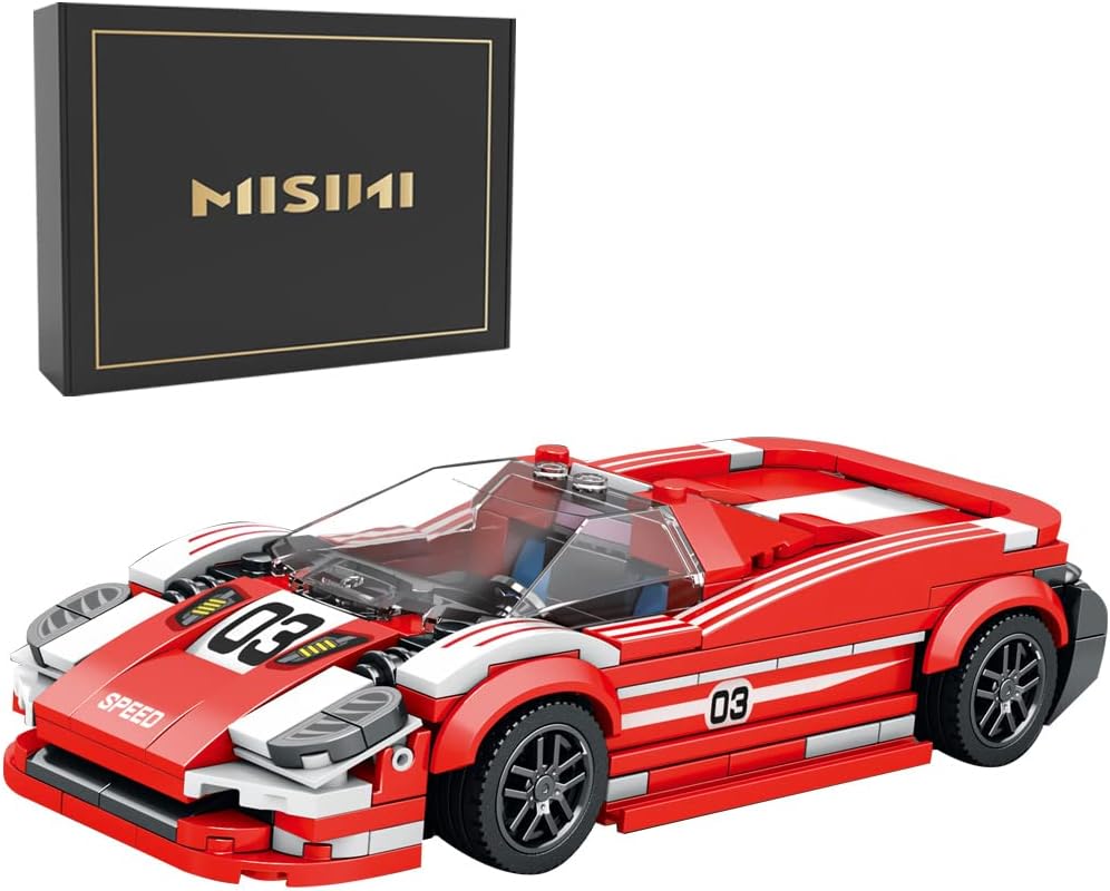MISINI 680 Speed Racing Car Building Blocks Set, MOC Sports Car Building Kit, Cool Toy for KidsBoys, and Girls Ages 6+, Gifts Building Blocks Set