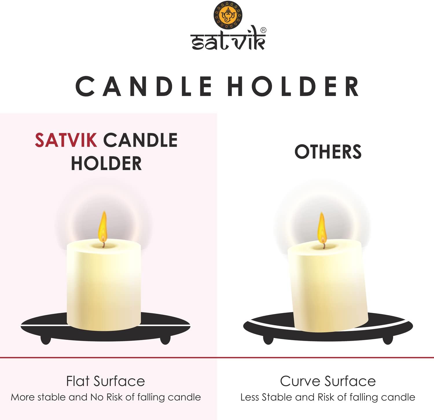 Satvik – 2 portavelas de metal de 4.5 pulgadas, portavelas de hierro decorativo dorado para velas de cera, pedestal, soporte de velas de té para