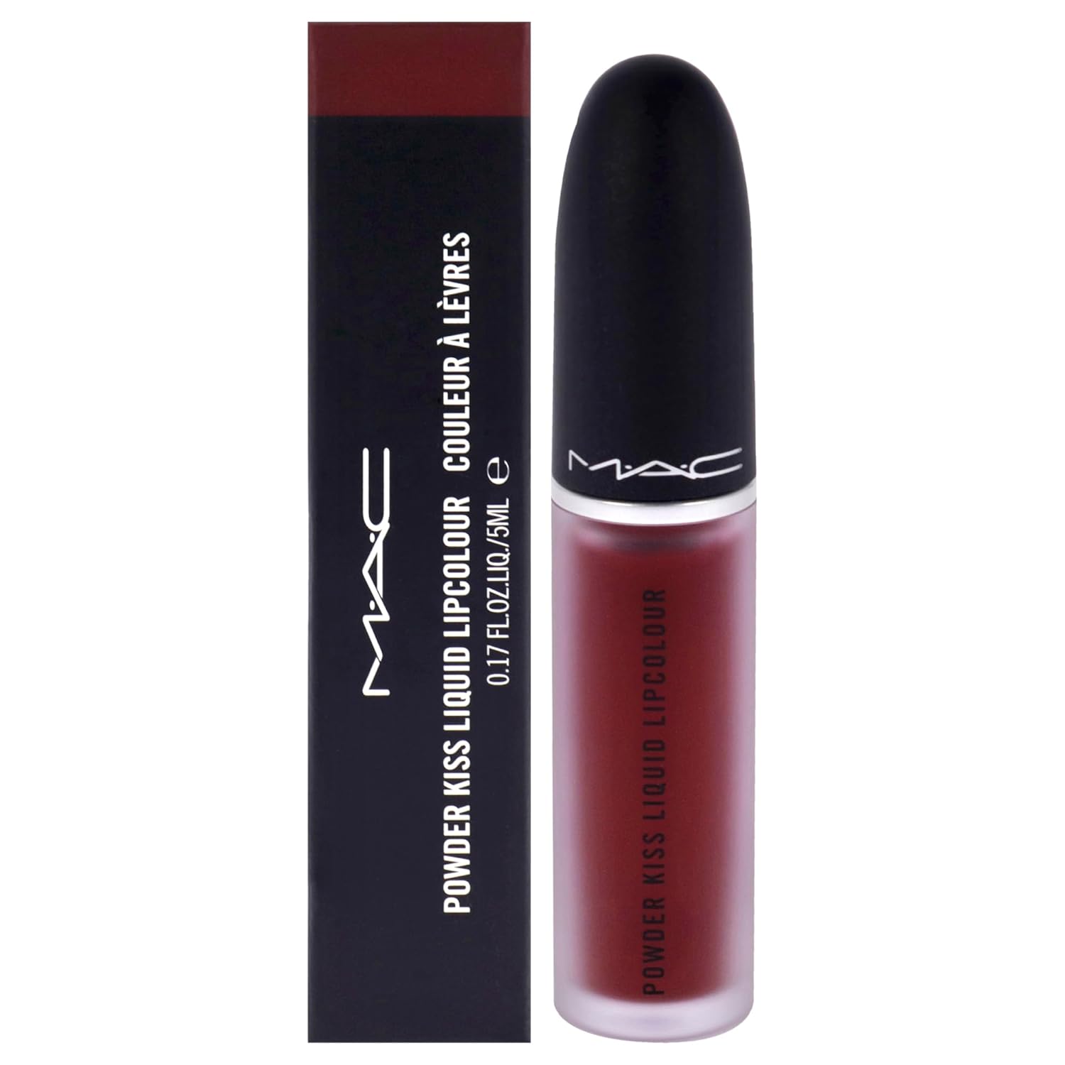 Powder Kiss – Lápiz labial líquido 995 Fashion Sweetie por MAC para mujer, 0.17 onzas