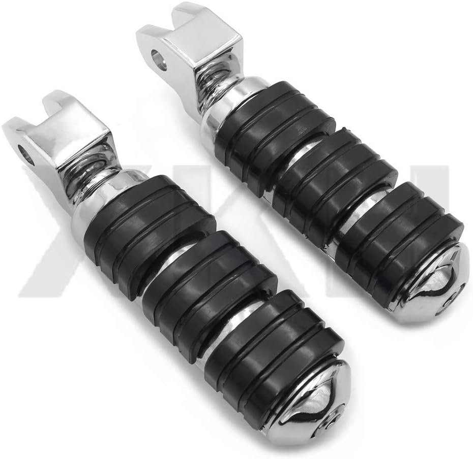 Compatible con Stryker Virago 1100 750 V-Max V-Star 1100 650 Reposapiés delantero Chr B00Y8SH63E