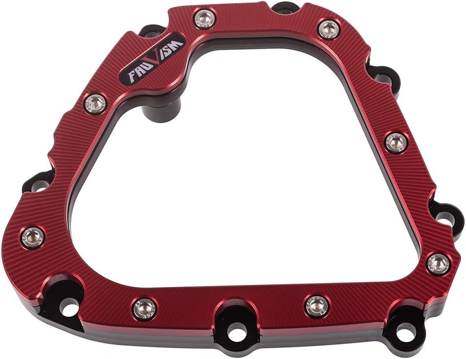 Pulso de motocicleta transparentecubierta de sincronización derecha caja del motor Accesorios de aluminio para MT09FZ09FJ09XSR900Tracer900GTNiken