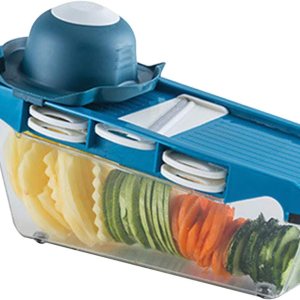 Cortador de verduras para ensalada de cebollas, cortador de verduras con 6 cuchillas intercambiables, trituradora de repollo, cepilladora de mano, Cortador de verduras para ensalada de cebollas, cortador de verduras con 6 cuchillas intercambiables, trituradora de repollo, cepilladora de mano,