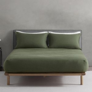 DAPU Funda de colchón 100% lino francés (1 pieza) con bolsillo profundo de 16 pulgadas, lino francés natural puro de Normandía, ultra suave, DAPU Funda de colchón 100% lino francés (1 pieza) con bolsillo profundo de 16 pulgadas, lino francés natural puro de Normandía, ultra suave,