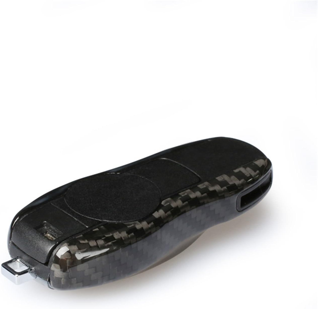 Funda para llavero de fibra de carbono genuina para Porsche 718 911 Carrera 918 Spyder Boxster 981 Cayenne 92A Cayman 981 para Macan para Panamera
