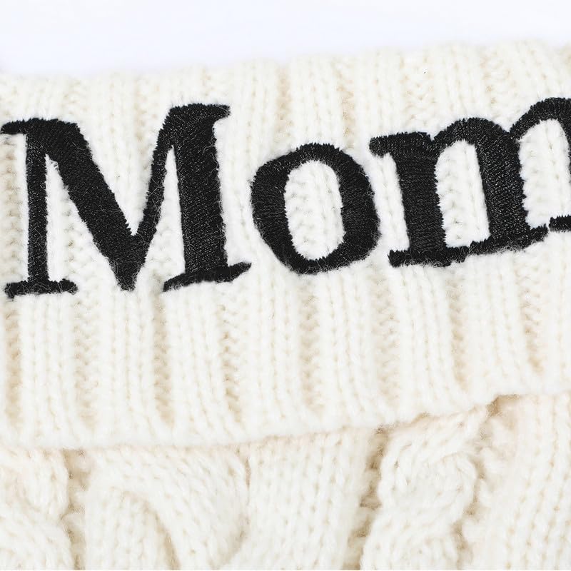 Takezuaa Medias de Navidad personalizadas con nombre personalizado de 18 pulgadas, medias de Navidad grandes de punto para chimenea, calcetines de