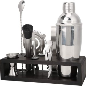 Juego de cocteleras de acero inoxidable, 10 piezas, juego de cocteleras de acero inoxidable para el hogar, kit de herramientas de bar de barman, Juego de cocteleras de acero inoxidable, 10 piezas, juego de cocteleras de acero inoxidable para el hogar, kit de herramientas de bar de barman,