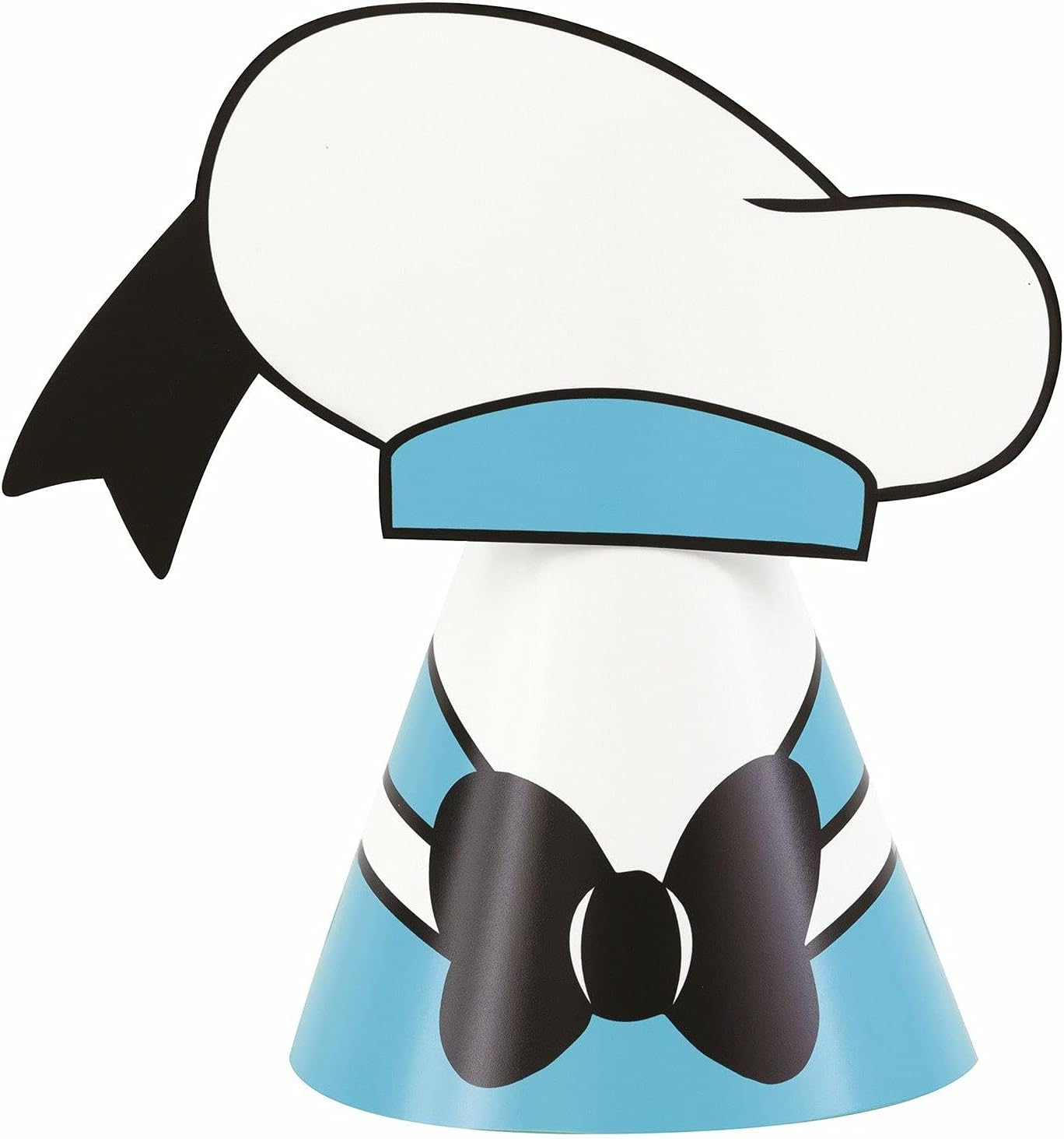 Unique Sombreros de fiesta de Mickey Mouse de Disney, 4.25 pulgadas (8 unidades), diseños divertidos surtidos para celebraciones de cumpleaños de