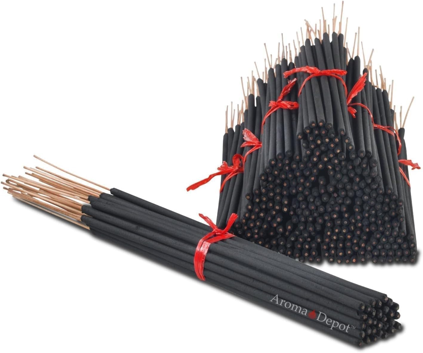 Aroma Depot Palitos de incienso más exóticos de 19 pulgadas. Un paquete de aproximadamente 27 a 30 varillas, Jumbo de 19 pulgadas de largo, varillas