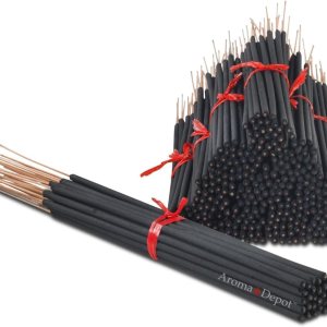 Aroma Depot Varillas de incienso más exóticas de la selva tropical de 19 pulgadas. Un paquete de aproximadamente 27 a 30 varillas, Jumbo de 19 Aroma Depot Varillas de incienso más exóticas de la selva tropical de 19 pulgadas. Un paquete de aproximadamente 27 a 30 varillas, Jumbo de 19