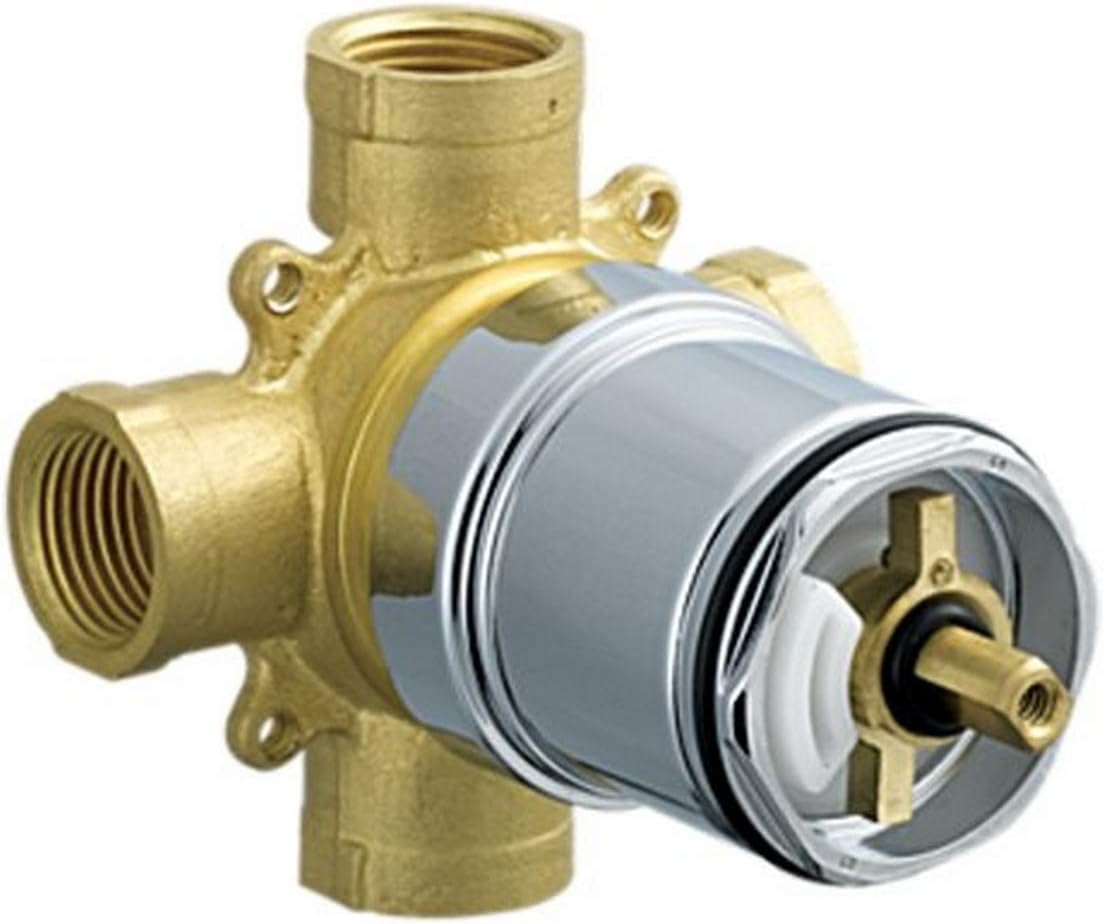 Peerless Cuerpo de válvula áspera para bañera y ducha para grifería Peerless PTR188700-IP 5.5 x 6 x 6.1