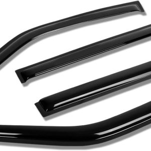 4 unidades de deflector de ventana con cinta adhesiva para ventana compatible con Nissan Pathfinder Infiniti QX4 1996-2004, acrílico 4 unidades de deflector de ventana con cinta adhesiva para ventana compatible con Nissan Pathfinder Infiniti QX4 1996-2004, acrílico
