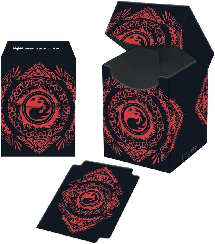 Ultra Pro – Magic The Gathering Mana 7 Mountain Deck Box 100+ – Protege tus cartas mientras estás en movimiento, y siempre prepárate para la batalla