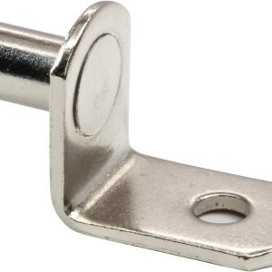 Rok Hardware – Juego de 25 clavijas de soporte en forma de L de 14 de pulgada con agujero, níquel, para muebles y armarios Rok Hardware – Juego de 25 clavijas de soporte en forma de L de 14 de pulgada con agujero, níquel, para muebles y armarios