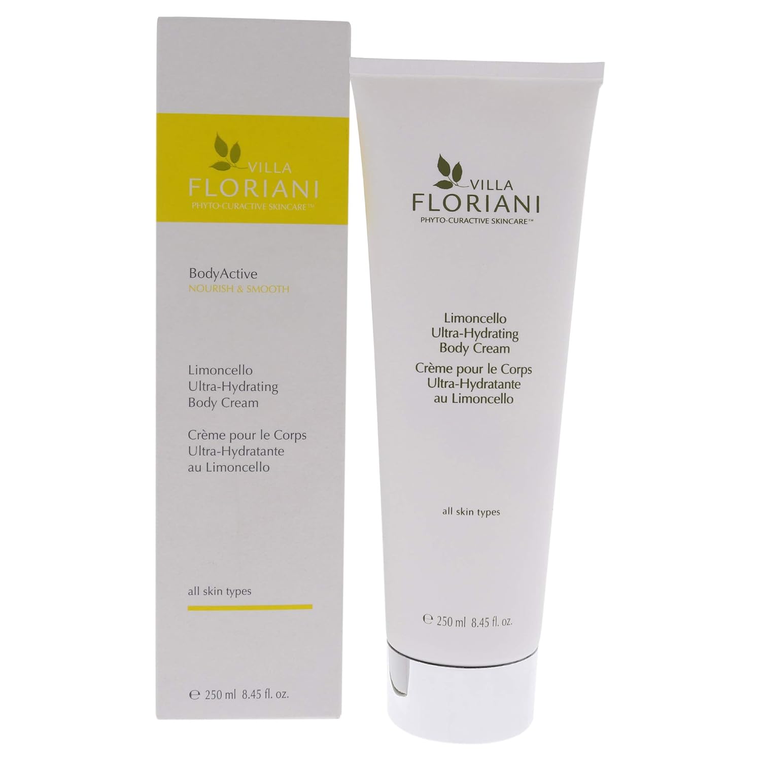 Villa Floriani Crema Corporal Ultra Hidratante – Limoncello Mujeres Crema Corporal 8.45 oz, Blanco, (I0106602)