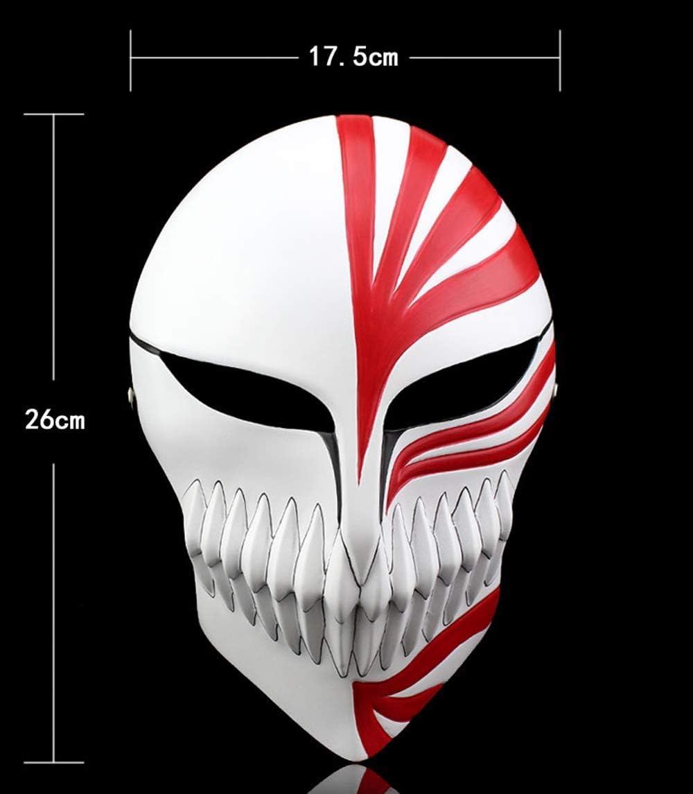 Máscara de resina Kurosaki para Halloween, disfraz de anime, Muerte Ichigo, para cosplay, decoración de regalo
