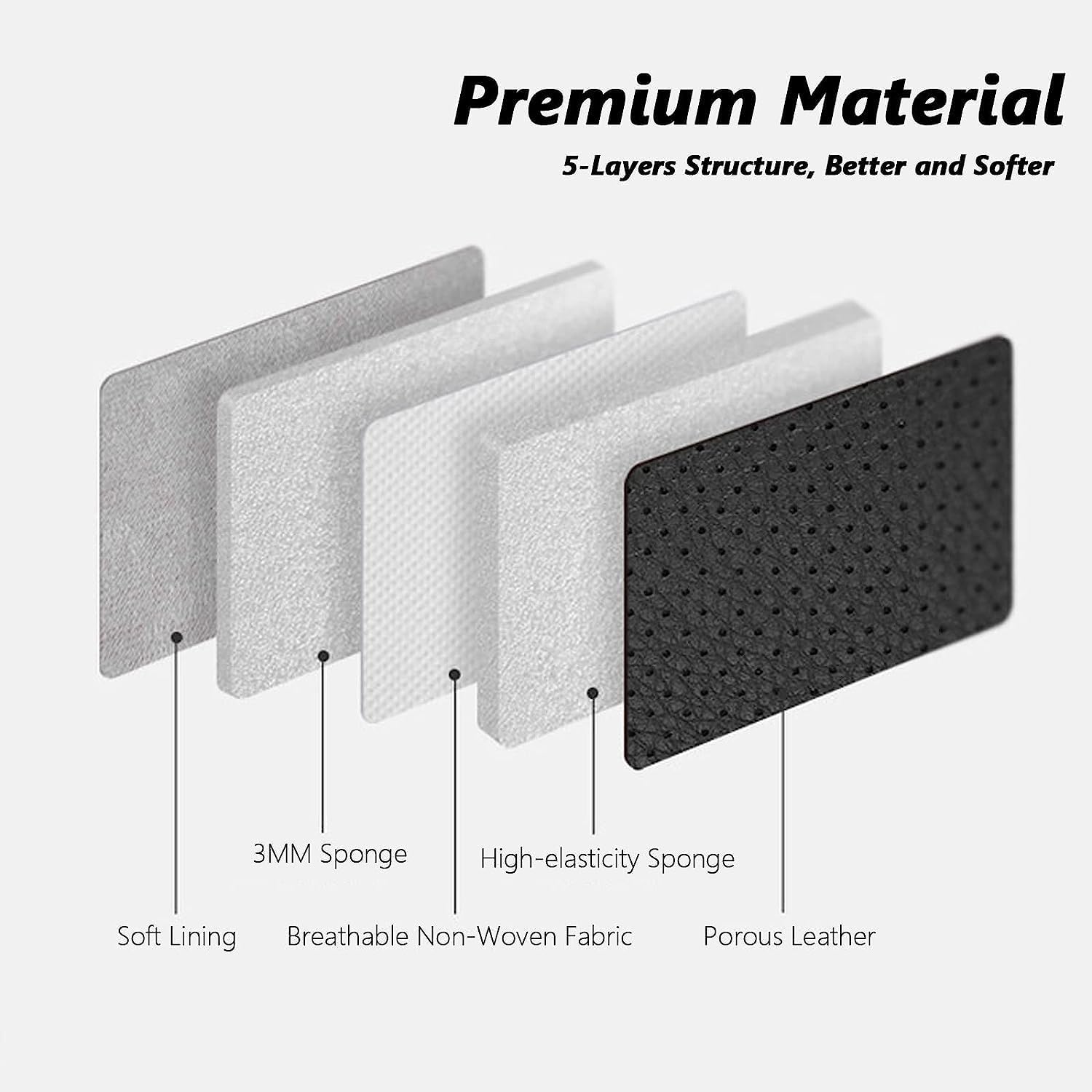 Coverado Juego completo de fundas de asiento de automóvil, fundas de asiento negras, funda impermeable para asiento de automóvil, cojín de asiento