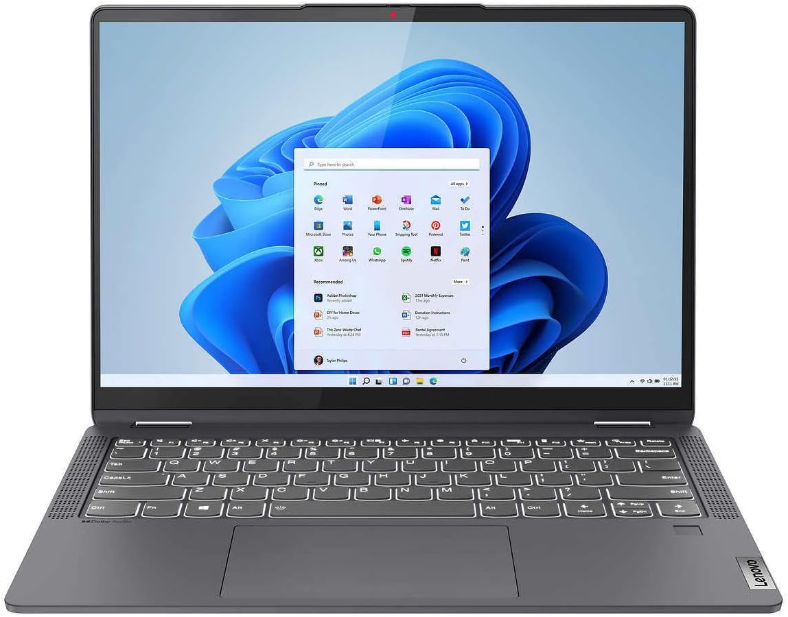 Lenovo IdeaPad Flex 5 – Laptop 2023, pantalla táctil OLED de 14 pulgadas 2880 x 1800, Intel Core i7-1255U de 10 núcleos, DDR4 de 16 GB, SSD de 1 TB,