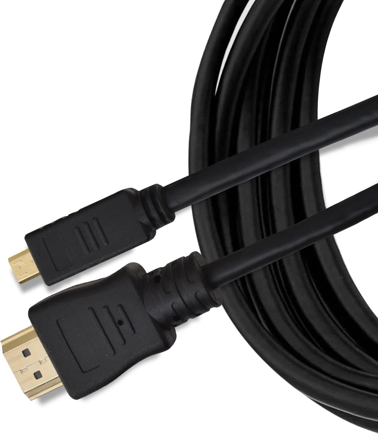 Cable HDTV de alta velocidad micro HDMI (tipo D) a HDMI con Ethernet compatible con cámara Panasonic Lumix DMC-G7, Lumix DC-S5, DMC-G85 sin espejo,