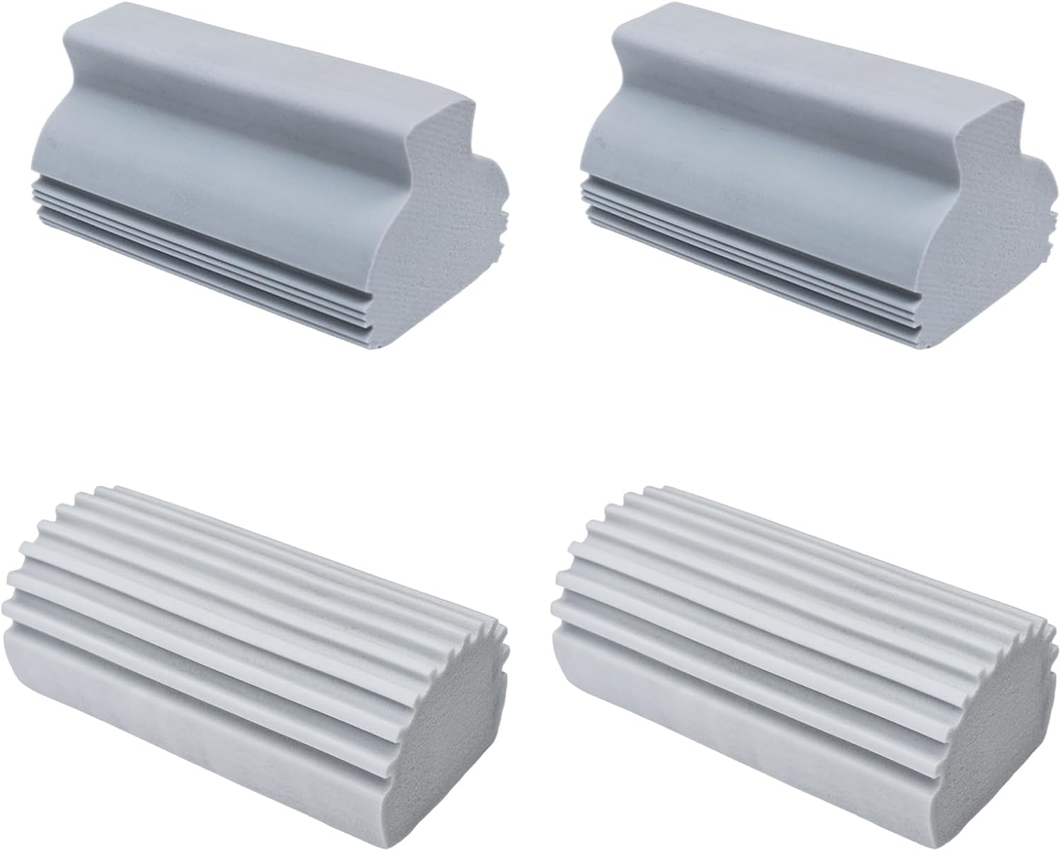 M-jump Juego de 4 esponjas de limpieza húmeda, esponja mágica para limpieza de polvo, herramienta de limpieza de ciegos para zócalos, ranuras de