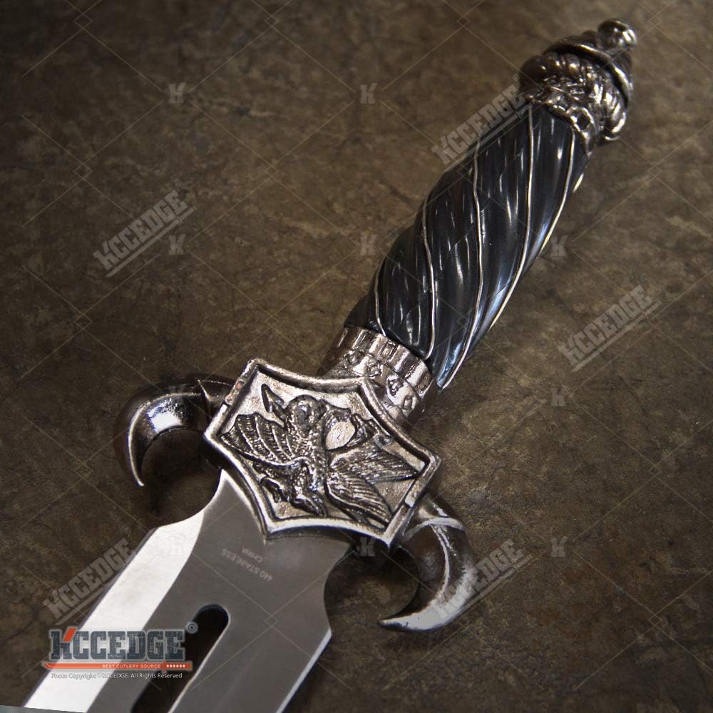 KCCEDGE BEST CUTLERY SOURCE Cuchillo táctico Cuchillo de supervivencia Cuchillo de caza Cuchillo de hoja fija Navaja de afeitar de borde afilado