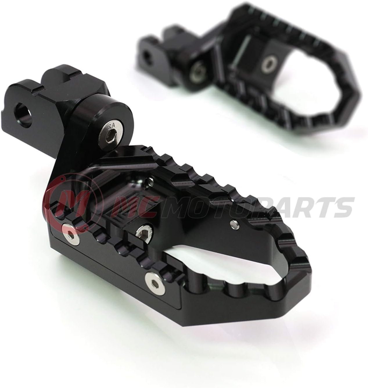 Estriberas ampliadas Black Rider Wide Touring de 0.984 in compatibles con Razor MX350 MX400 MX500 MX650