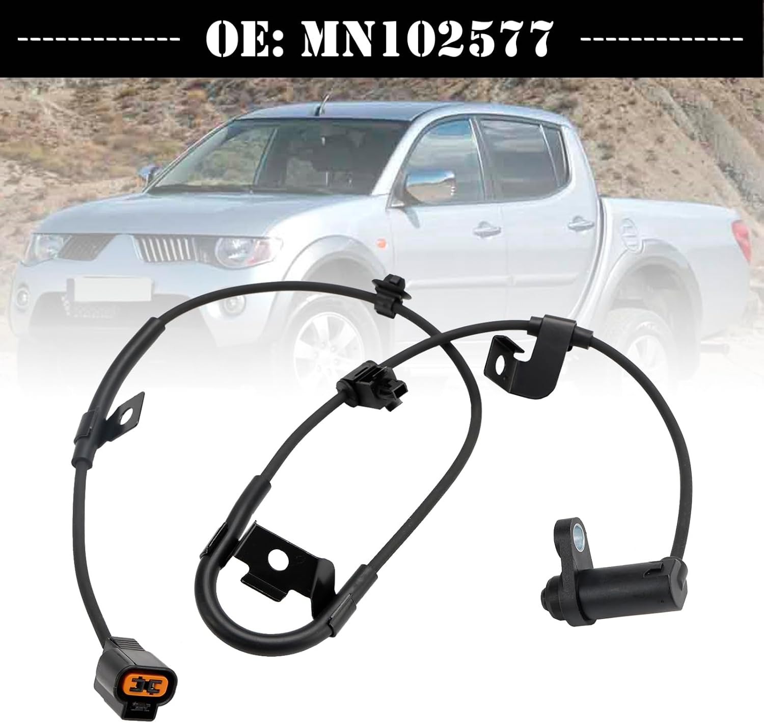 Topteng ABS Sensor de Velocidad de la Rueda Trasero Izquierdo Para Mitsubishi L200 KB_T, KA_T 2005-2017 Pickup, NATIVA II (KH_, KG_) 2.5 2008-