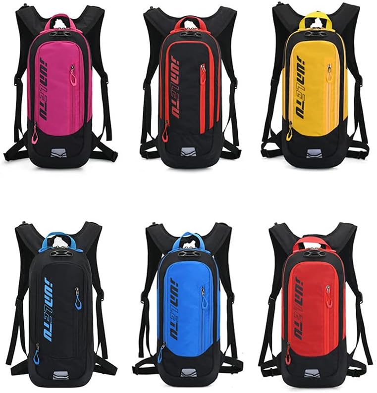 Croogo Paquetes de hidratación, mochila de hidratación con vejiga de hidratación de 2 litros, mochila de bicicleta impermeable transpirable para
