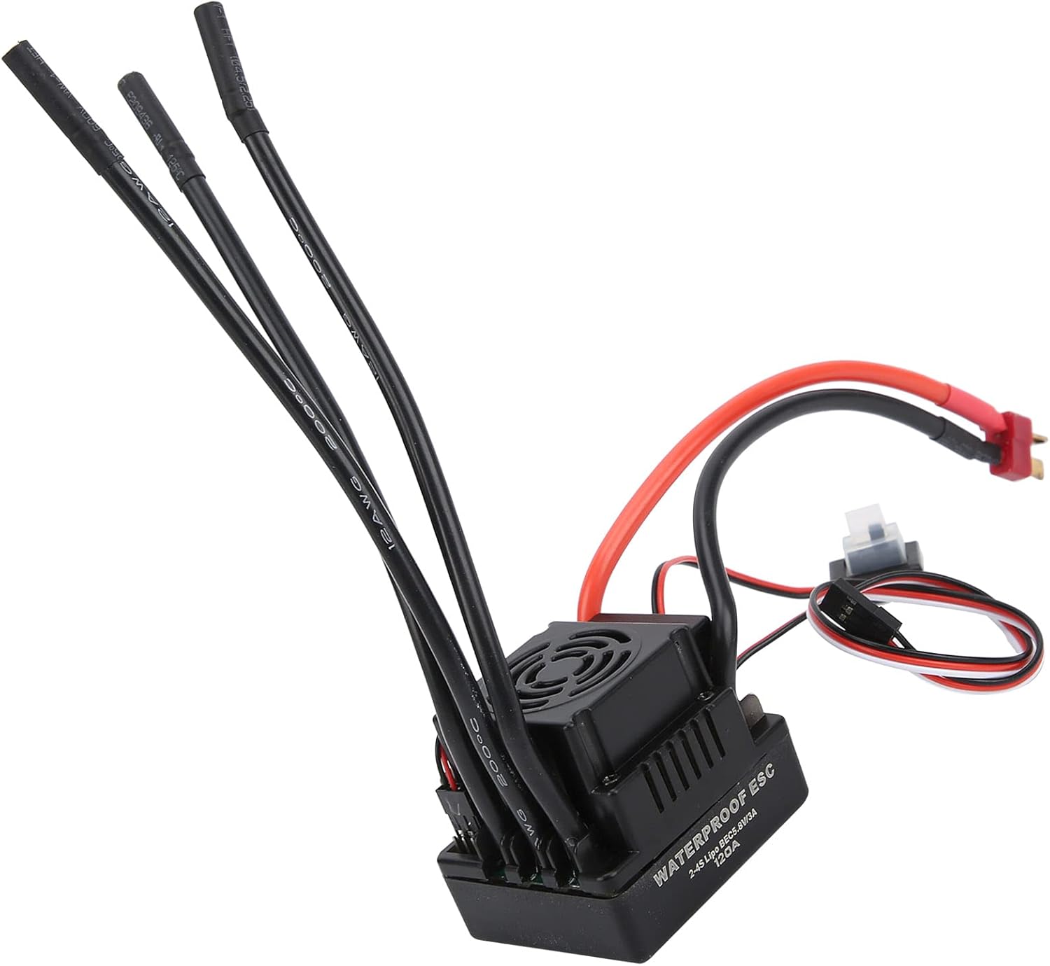 Fydun 120A RC Bl Waterproof Electronic Speed Controller ESC for 18 110 RC Car Model Ornntss