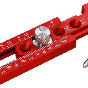 Scriber de brújula de carpintería de aleación de aluminio, ajustable métricapulgada redonda dibujo arco círculo regla marcado medidor herramientas Scriber de brújula de carpintería de aleación de aluminio, ajustable métricapulgada redonda dibujo arco círculo regla marcado medidor herramientas