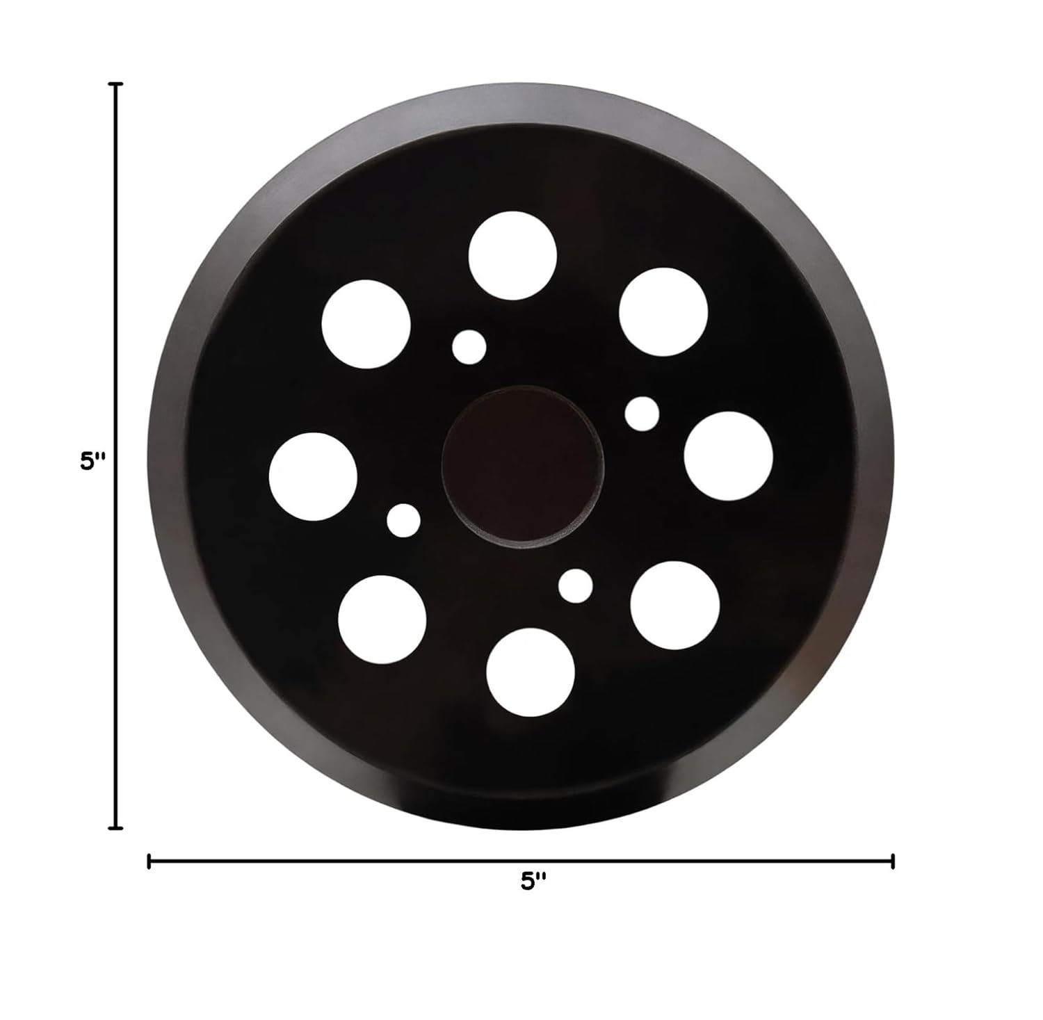 Almohadilla de lijado de reemplazo de gancho y bucle de 5 pulgadas y 8 orificios para SKIL SR211601 SR6604B SR660302 Random Orbital 5″ Lijadora Pad