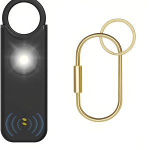 Alarma de seguridad personal para mujeres, llavero de defensa personal para mujeres, dispositivos de protección recargable, luz estroboscópica de Alarma de seguridad personal para mujeres, llavero de defensa personal para mujeres, dispositivos de protección recargable, luz estroboscópica de