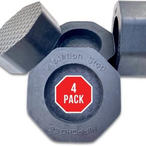 Almohadillas de vibración STOP (paquete de 4)  Almohadillas de goma antivibración para lavadora y secadora y electrodomésticos  Detén el ruido de la Almohadillas de vibración STOP (paquete de 4)  Almohadillas de goma antivibración para lavadora y secadora y electrodomésticos  Detén el ruido de la