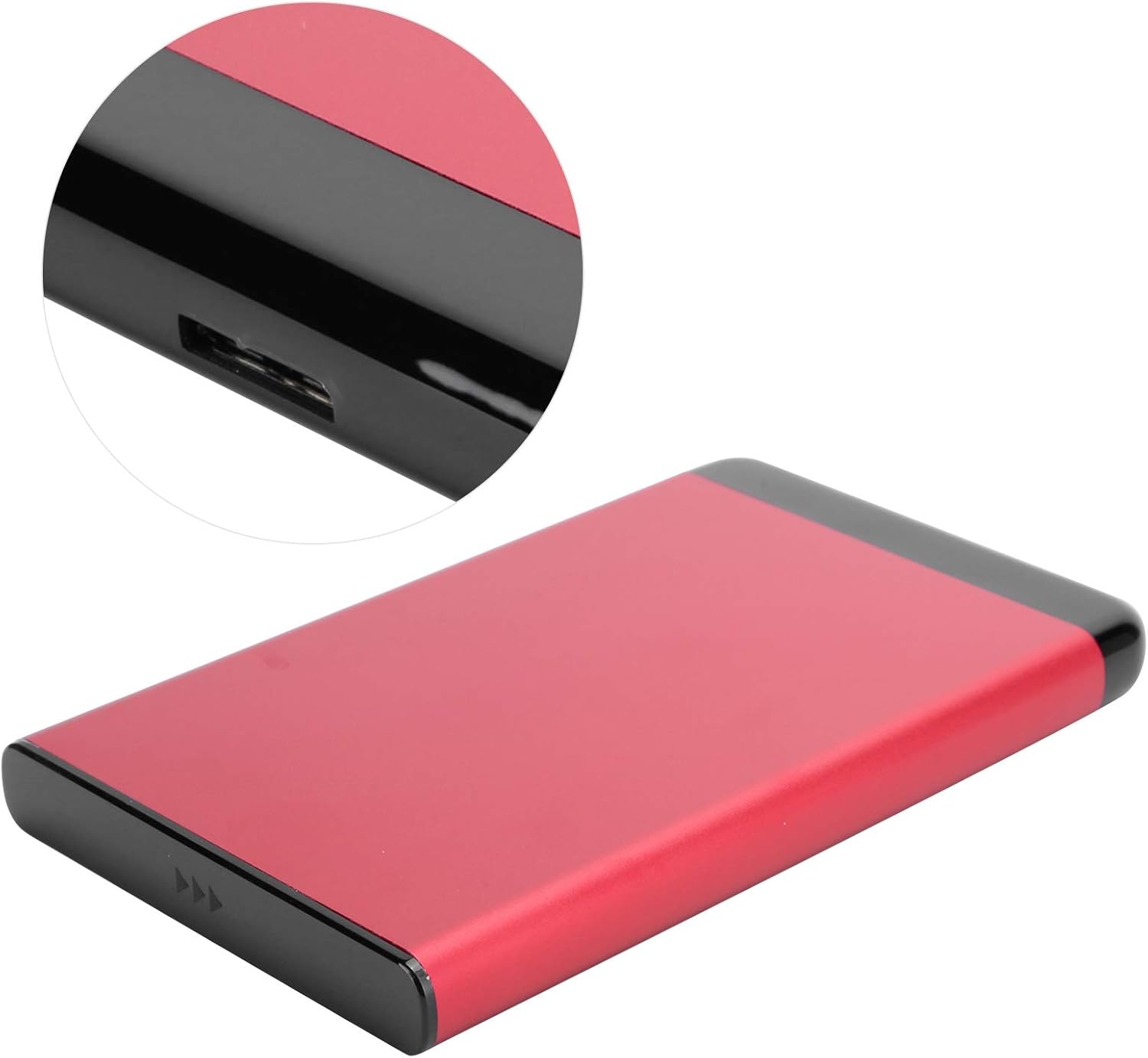 Qiilu Disco duro externo 4Tb 2Tb Disco duro externo Aleación de aluminio Caja de disco duro móvil Usb3.0 portátil 2.5In Ssd HDD Sata Caja de