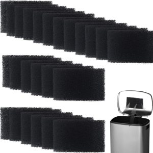 Paquete de 24 filtros de carbón para cocina de compostaje, repuesto de filtro extra grueso (0.39 pulgadas), suprime los olores de la cocina, carbón Paquete de 24 filtros de carbón para cocina de compostaje, repuesto de filtro extra grueso (0.39 pulgadas), suprime los olores de la cocina, carbón