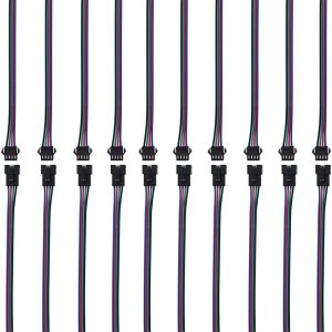 10 pares 4pin JST SM hembramacho conectores 5.9 in 22AWG cable para RGB 5050 3528 APA02 WS2815 WS2813 LED tira de luz 10 pares 4pin JST SM hembramacho conectores 5.9 in 22AWG cable para RGB 5050 3528 APA02 WS2815 WS2813 LED tira de luz
