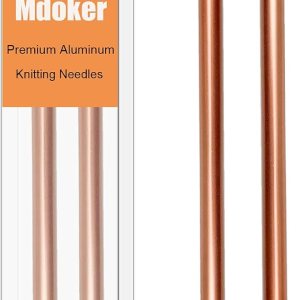 Mdoker Agujas de tejer de aluminio de 13.8 pulgadas, de color, rectas, de un solo punto, para proyectos de tejer, talla 13 de EE. UU. (0.354 in) Mdoker Agujas de tejer de aluminio de 13.8 pulgadas, de color, rectas, de un solo punto, para proyectos de tejer, talla 13 de EE. UU. (0.354 in)