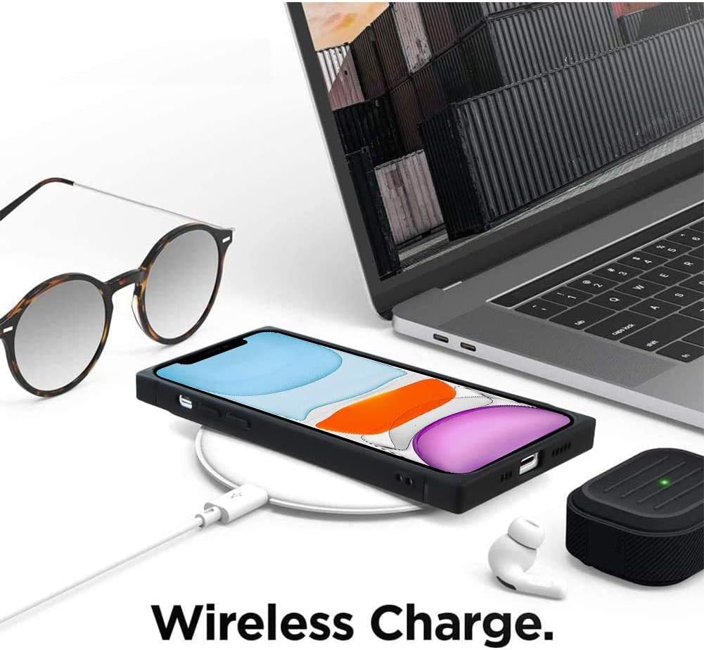 Funda cuadrada de lujo para iPhone 15 Pro Max, funda cuadrada con diseño de mármol de geoda de ónix negro y dorado para mujeres y hombres, funda de
