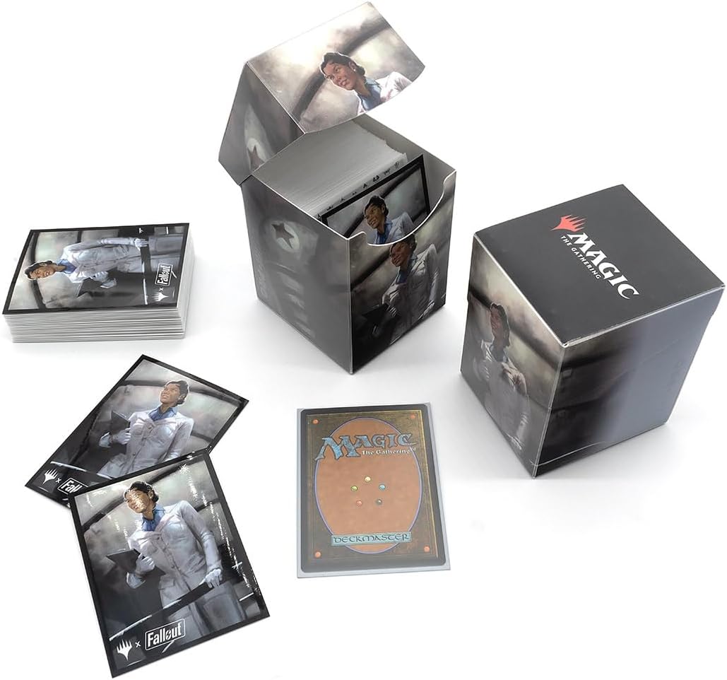 Ultra Pro – Fallout 100+ Deck Box – Dr. Madison Li – para Magic The Gathering, Trading Protección de almacenamiento de mercancías Caja de cubierta