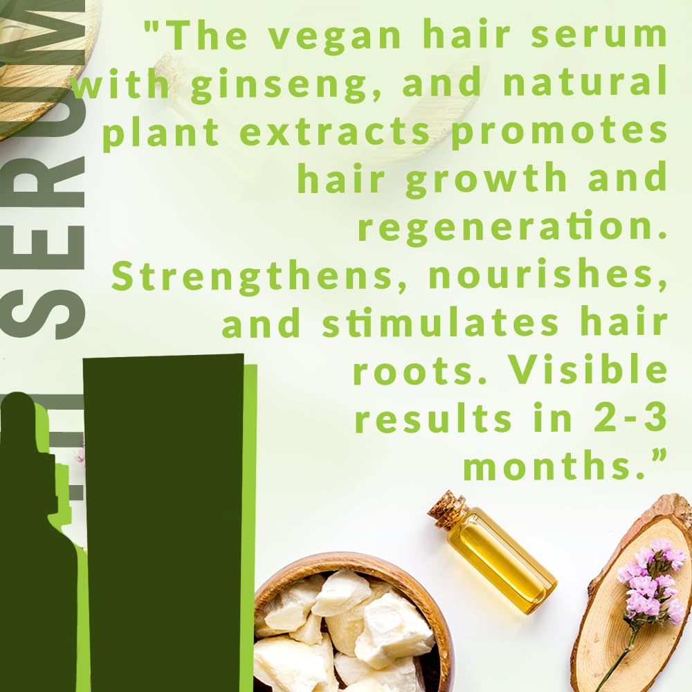 BellaHair  Suero avanzado para el crecimiento del cabello para hombres y mujeres, fórmula potente para un cabello más grueso, más fuerte y