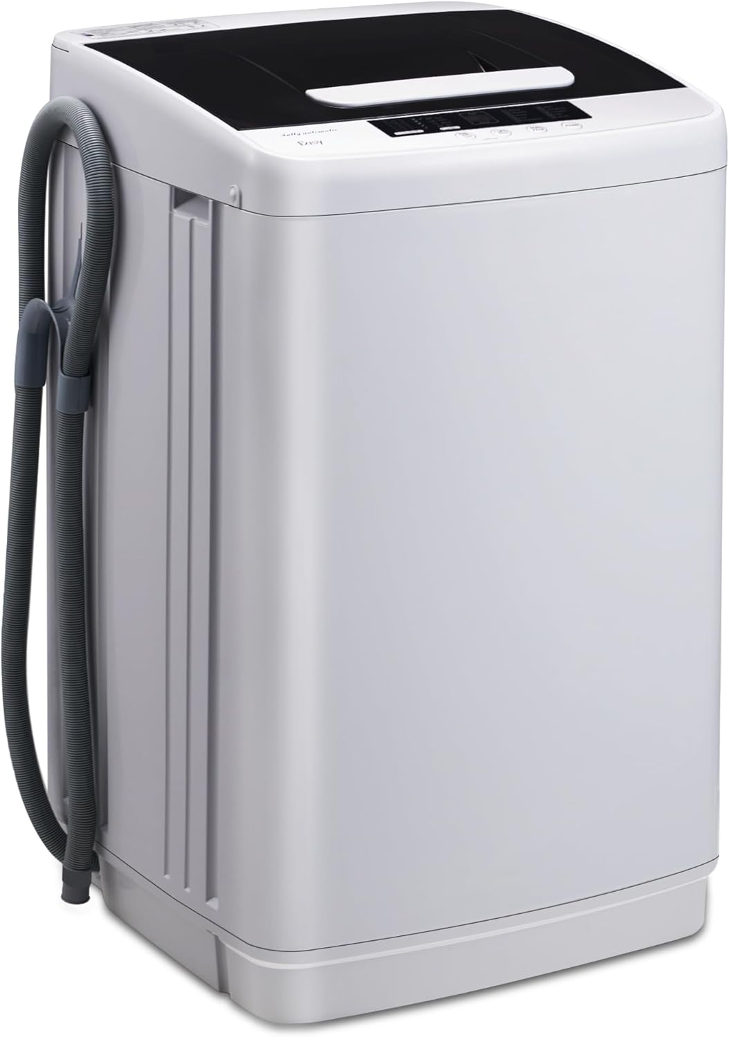 Combo de lavadora y secadora completamente automática de 1.04 pies cúbicos con bomba de drenaje, lavadora portátil, programa de 10 lavados, pantalla