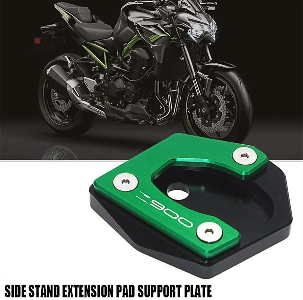 Motorcycle Side Bracket for Ka&was&AKI Z650 Z900 Z900RS 2017-2023 Motorcycle CNC Kickstand Foot Enlarger Side Stand Extension Pad Support Plate