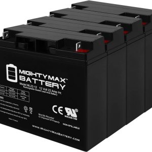 Batería de repuesto para Xantrex Tech. XPower Pack400R Jump Starter de 12V 22AH – Paquete de 4 Batería de repuesto para Xantrex Tech. XPower Pack400R Jump Starter de 12V 22AH – Paquete de 4