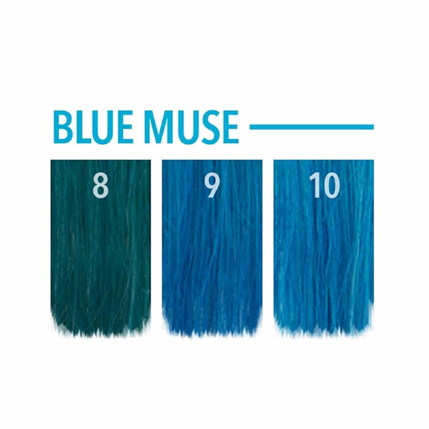 Pulp Riot – Tinte eléctrico semipermanente para el cabello, 4 onzas, BLUE MUSE