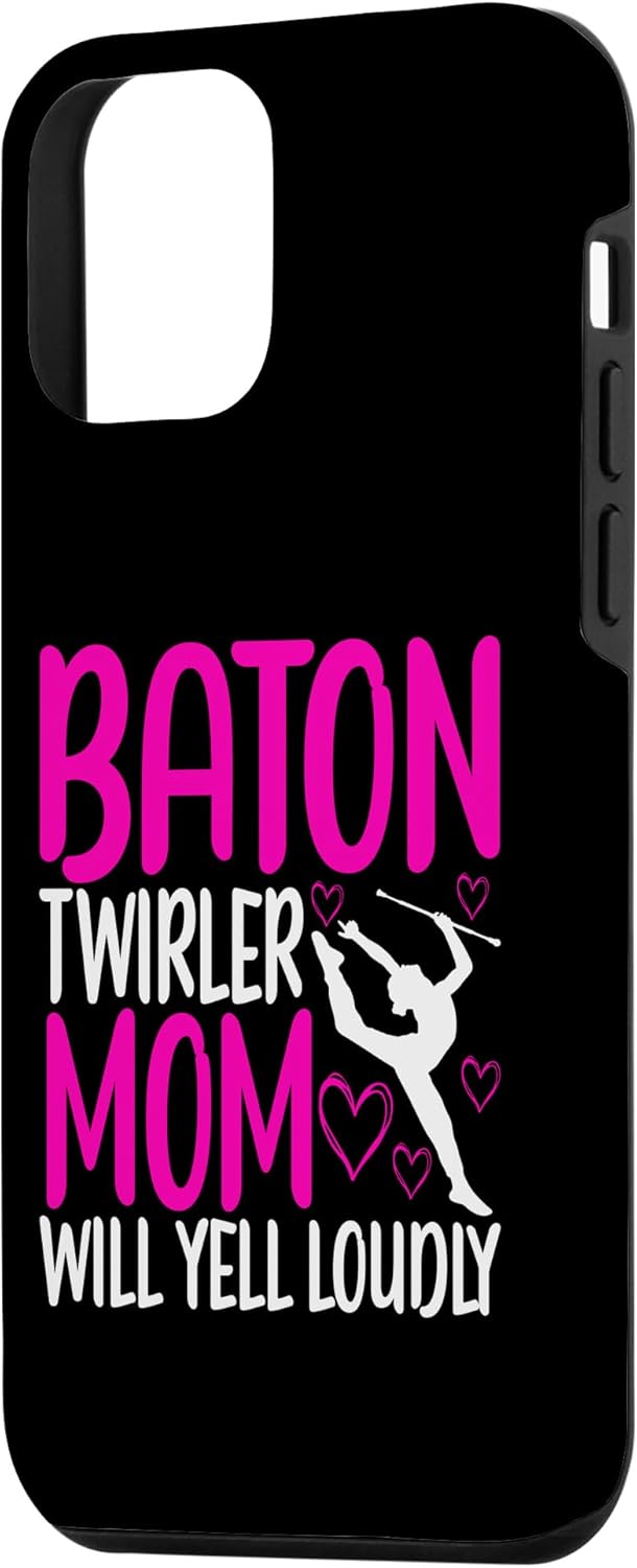 iPhone 12 mini Baton Twirling Mom Majorette Baton Twirler Case