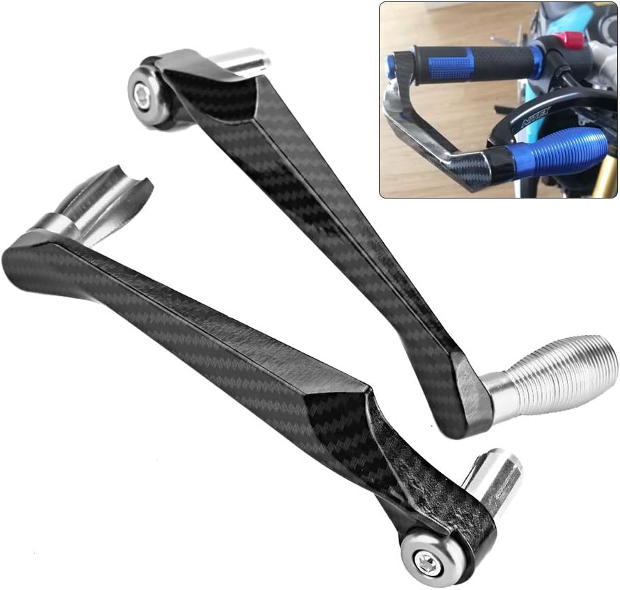 KIMISS Universal 78 in 22mm CNC aluminio manillar freno embrague palanca de mano protector para motocicleta, motocicleta, scooters, coches