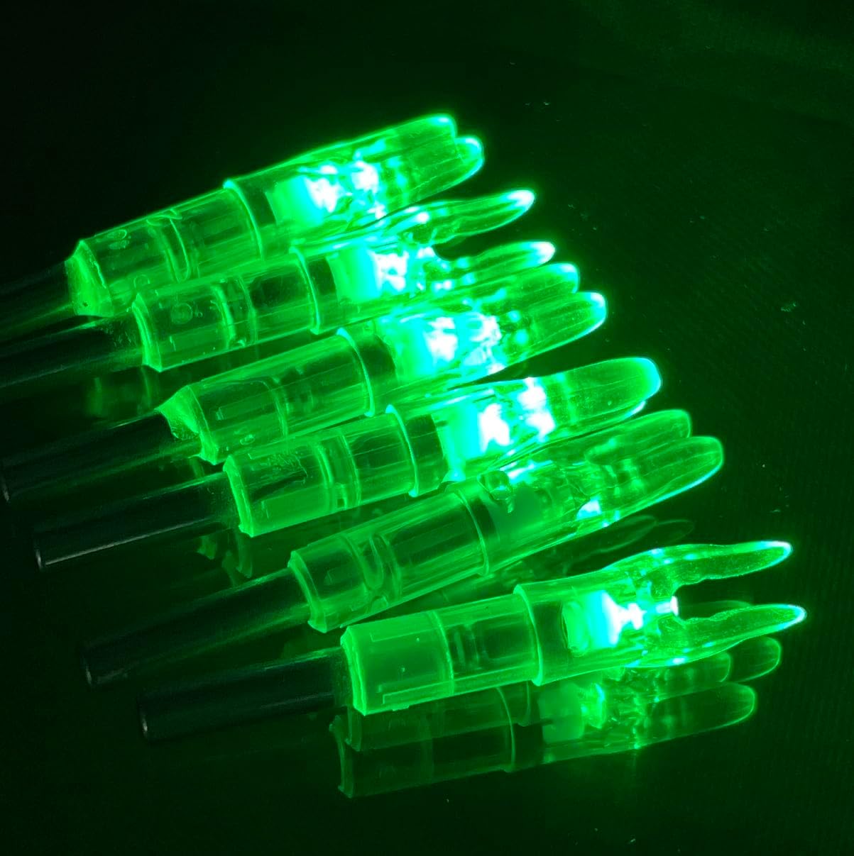 S – Juego de 6 llaves iluminadas para flechas de 0.2440.244 in, incluye destornillador de flecha iluminado para tiro con arco y caza