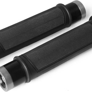 Manijas de manillar de goma de aluminio para motocicleta de 78 pulgadas con tapas de extremos de barra para Yamaha YZF-R15 YZF600 R1 R6 R6S USA Manijas de manillar de goma de aluminio para motocicleta de 78 pulgadas con tapas de extremos de barra para Yamaha YZF-R15 YZF600 R1 R6 R6S USA