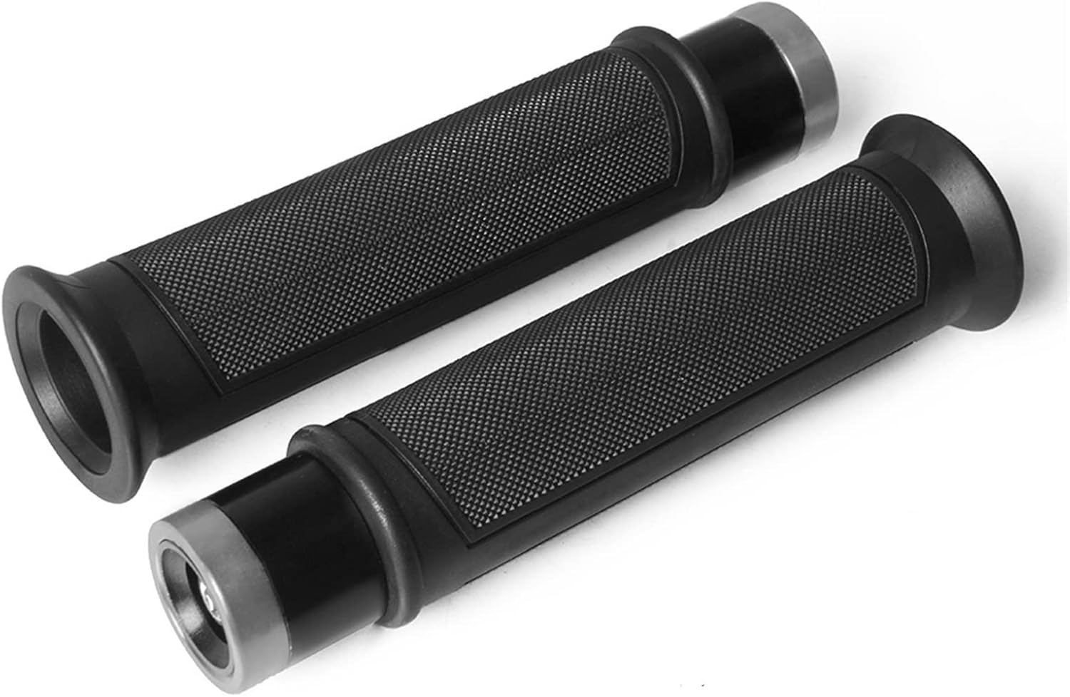 Manijas de manillar de goma de aluminio para motocicleta de 78 pulgadas con tapas de extremos de barra para Yamaha YZF-R15 YZF600 R1 R6 R6S USA